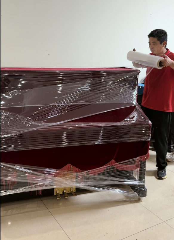广州高端日式搬家案例:红木家具 + 钢琴 + 吊装入户 全程不用动手,全托管零损伤交付案例图片
